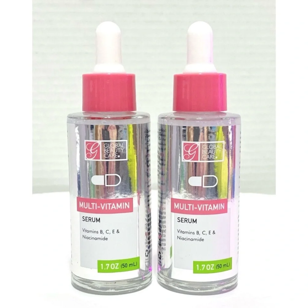 Global Beauty Care Moisturizing Hydrating Rejuvenating Multi-Vitamin Face Serum